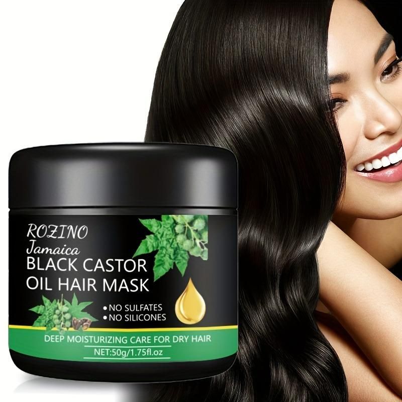 Black castor Oil Hair Mask 50gm Each Pack of 2