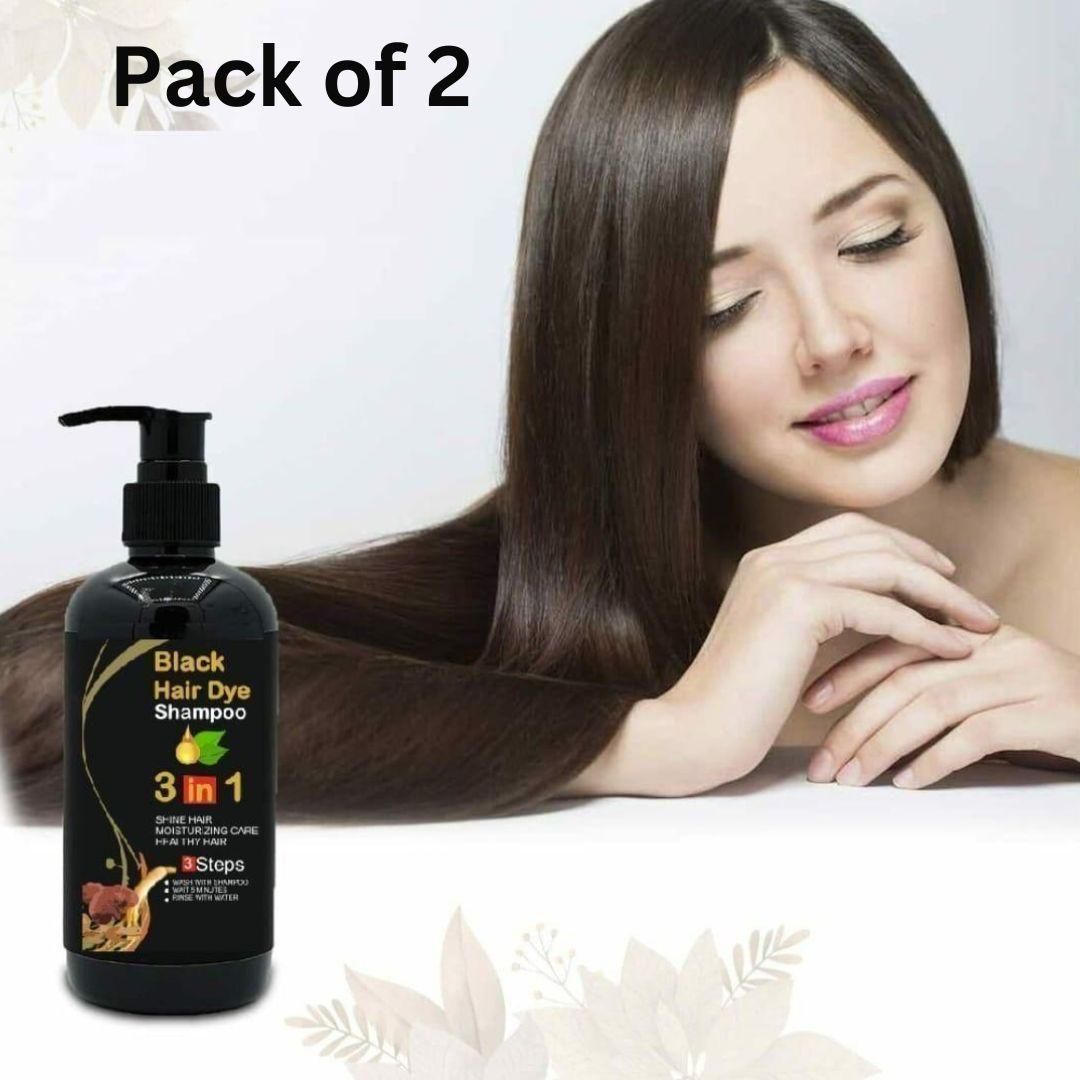 Black Hair Shampoo 100ML Each_pack Of 2