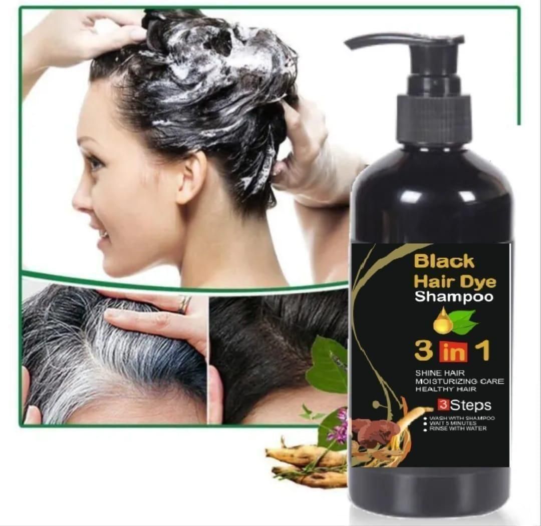 Black Hair Shampoo 100ML Each_pack Of 2